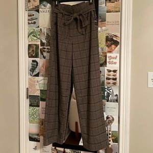 Never Worn Forever 21 Plaid Woven Pants